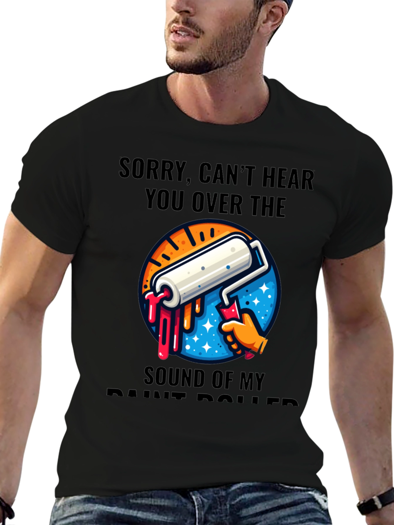 Funny Painter T-Shirt - Sound of My Paint Roller