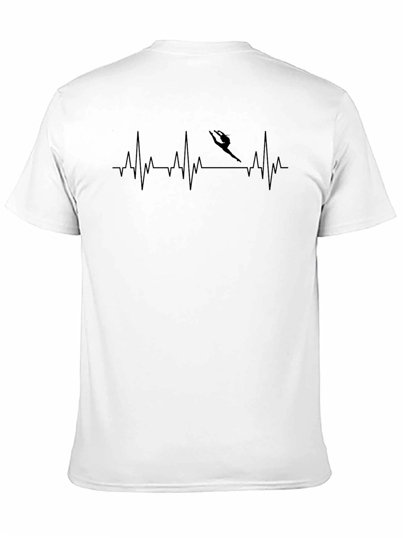 Gymnastics Heartbeat T-Shirt - Black