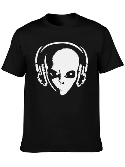 Alien DJ Graphic Tee - Stylish Music Lover T-Shirt