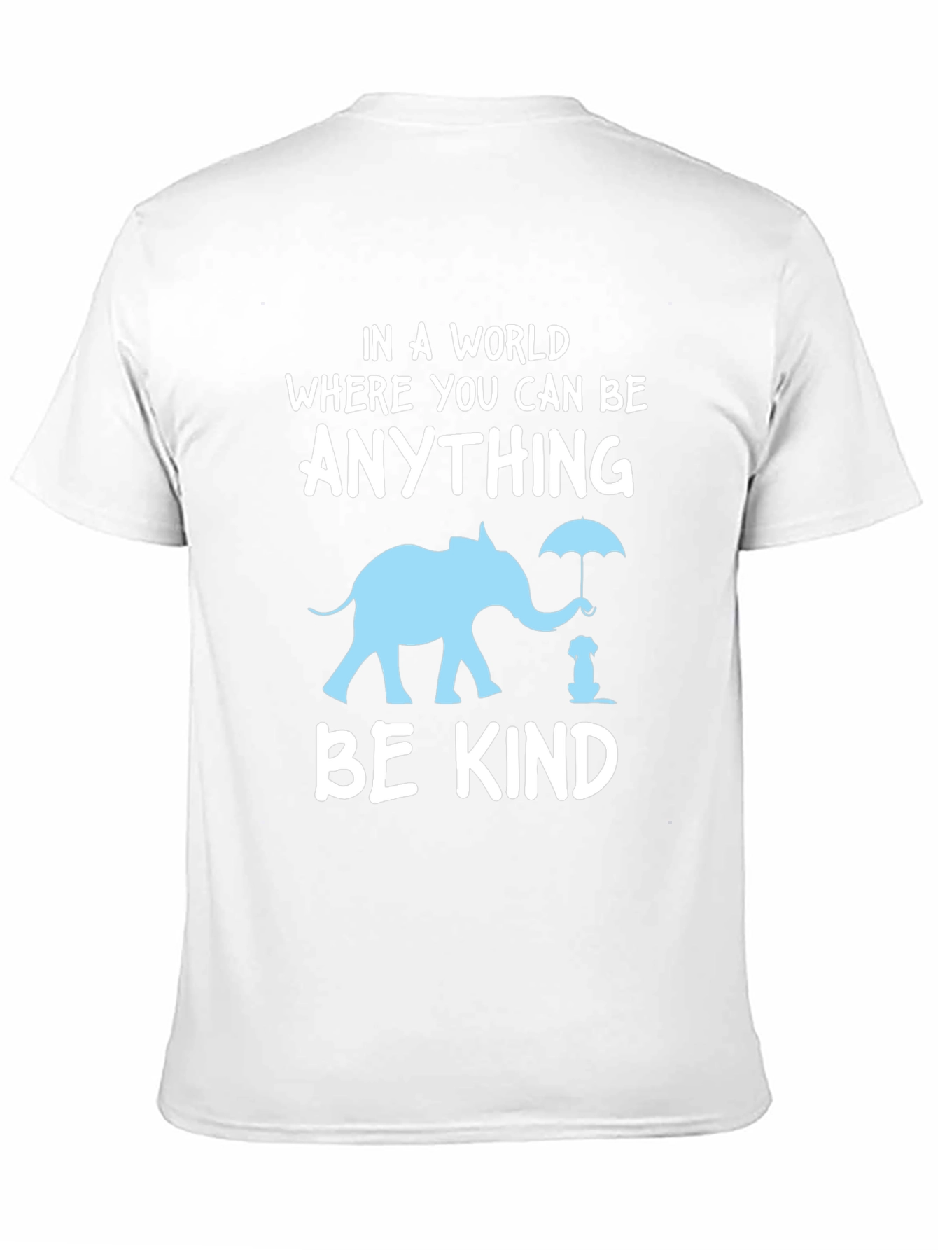 Be Kind T-Shirt: Elephant and Dog Graphic Tee