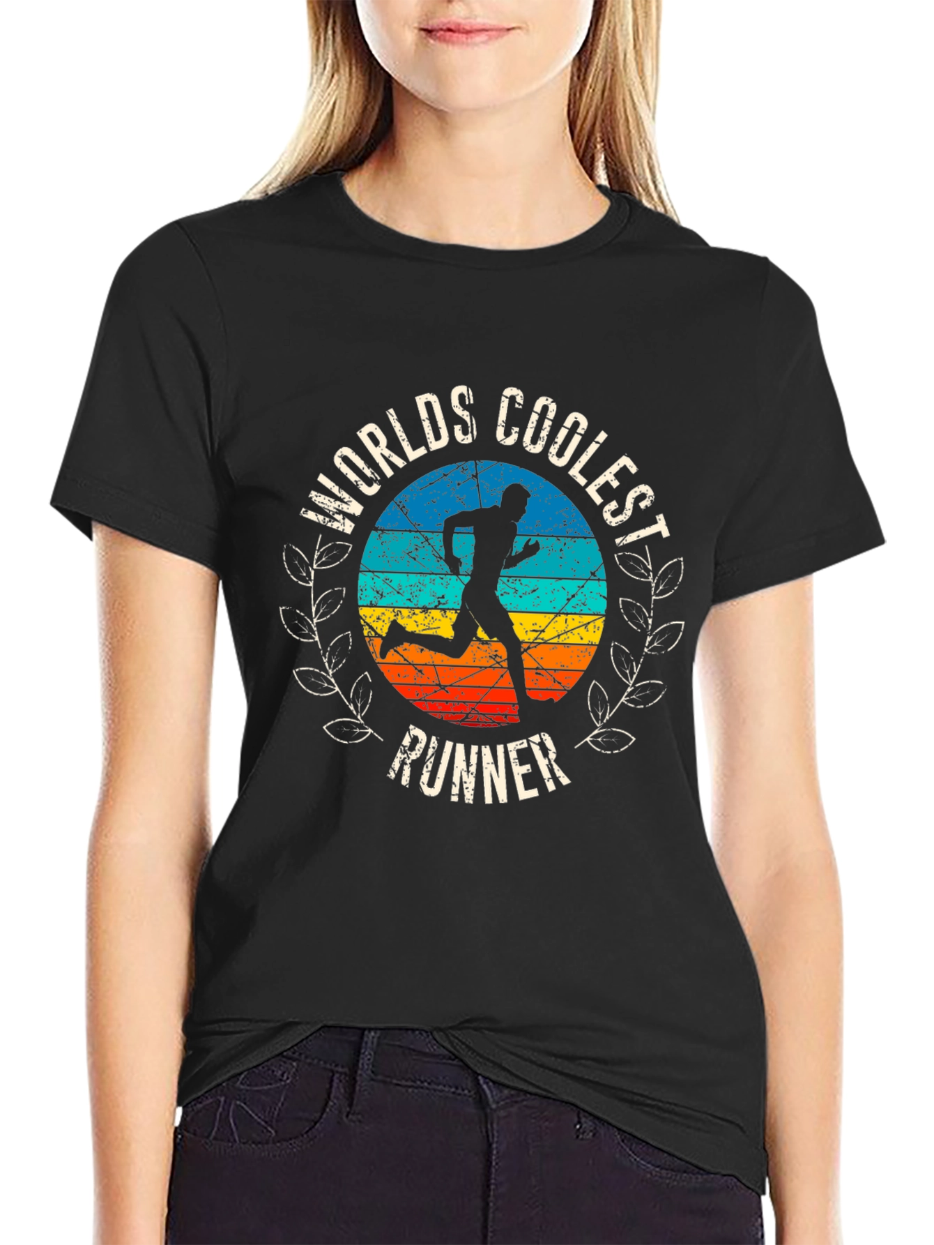 Coolest Runner Black T-Shirt
