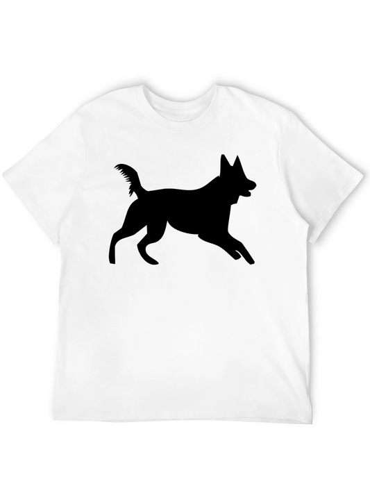 Black Dog Silhouette Graphic Tee