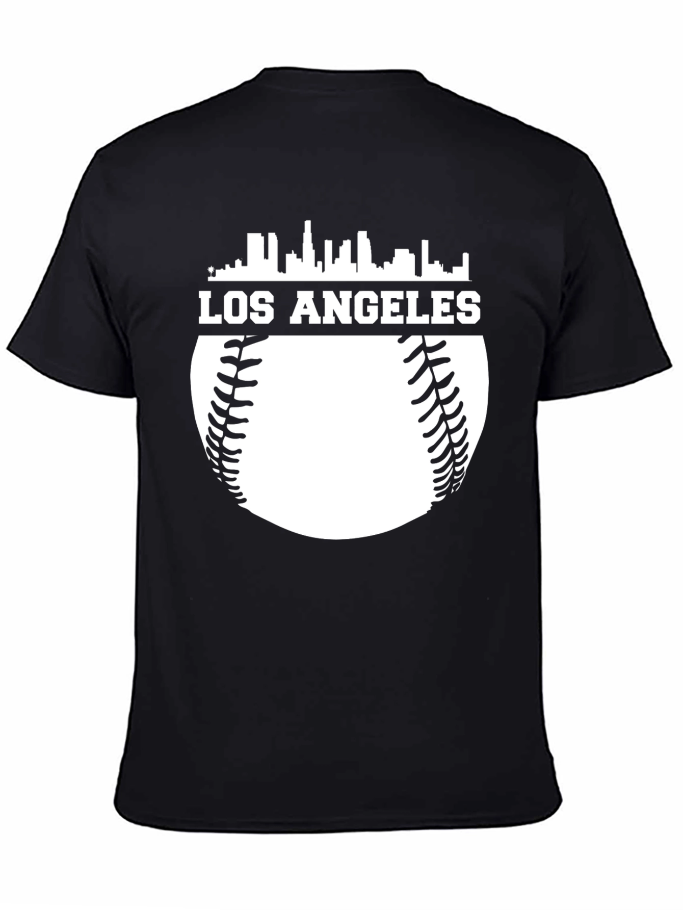 Los Angeles Baseball Graphic Tee - Black
