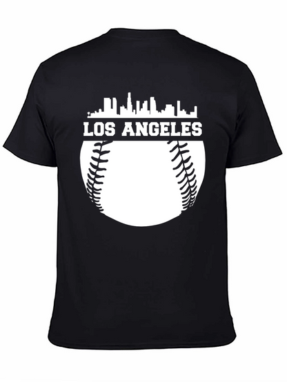 Los Angeles Baseball Graphic Tee - Black