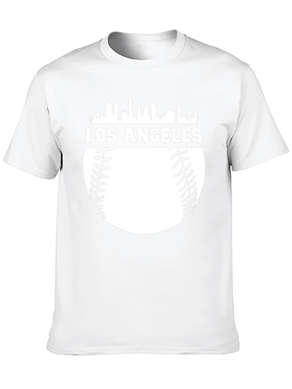 Los Angeles Baseball Graphic Tee - Black
