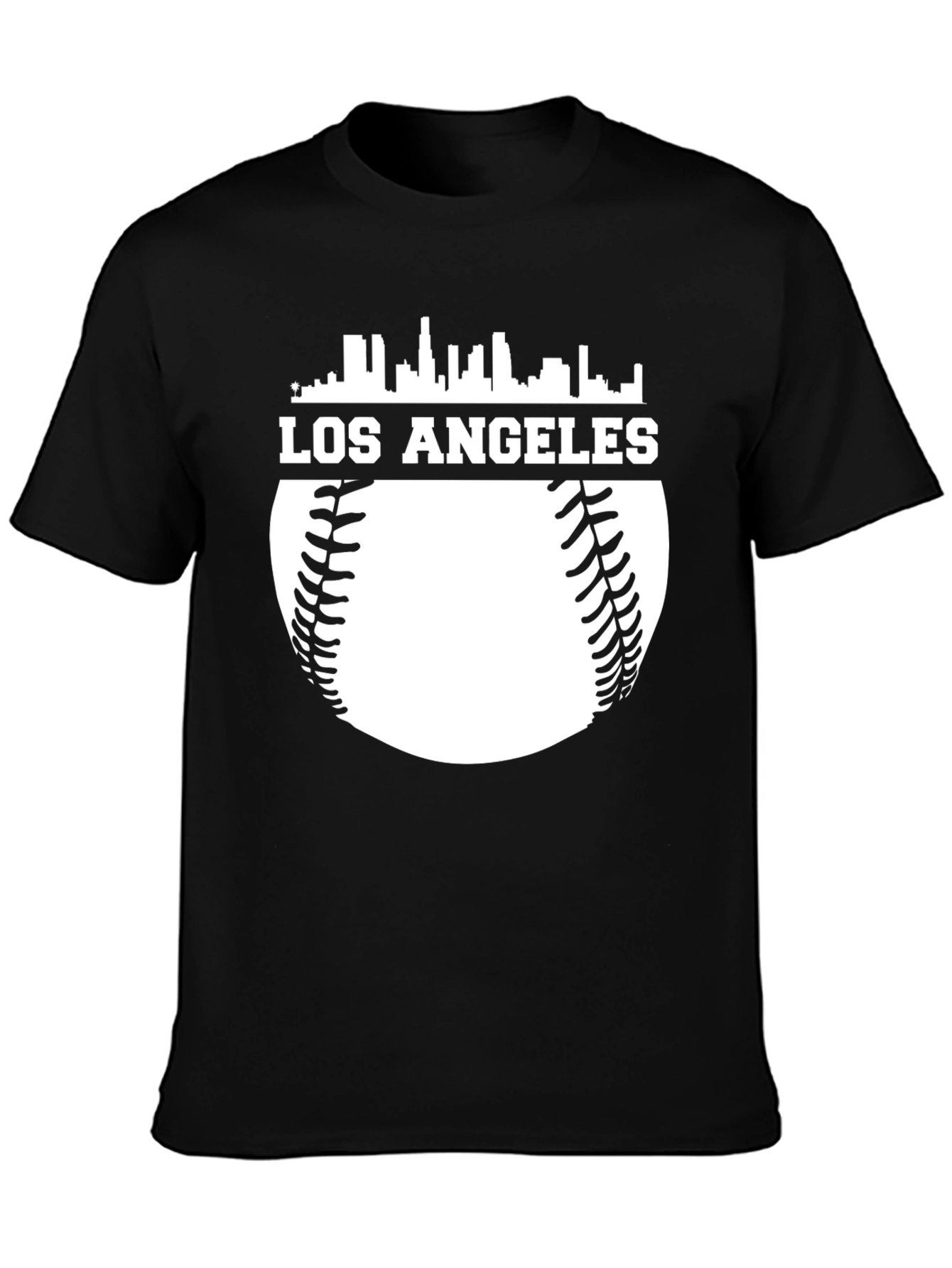 Los Angeles Baseball Graphic Tee - Black