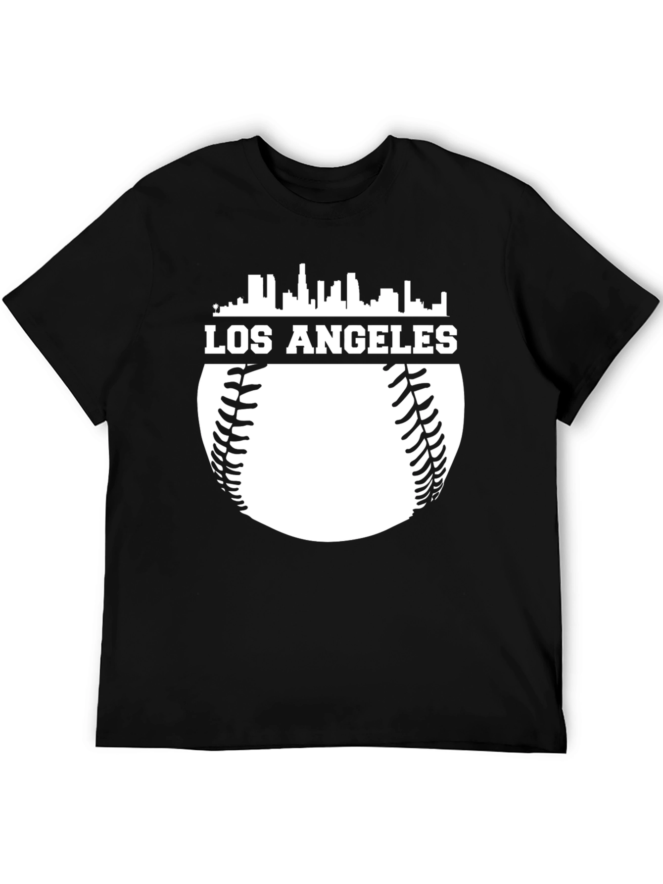 Los Angeles Baseball Graphic Tee - Black