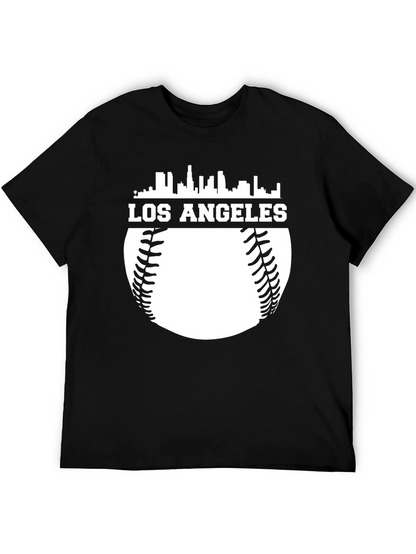 Los Angeles Baseball Graphic Tee - Black
