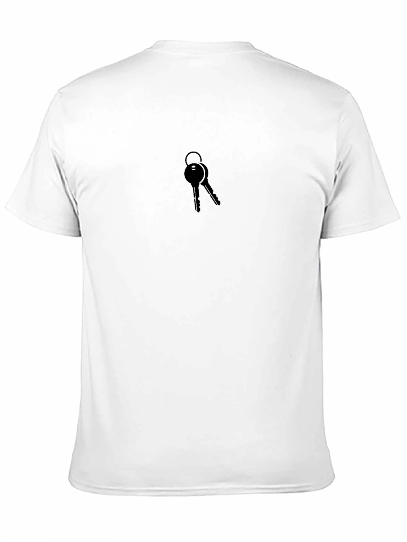 Mens Black Key Graphic T-Shirt
