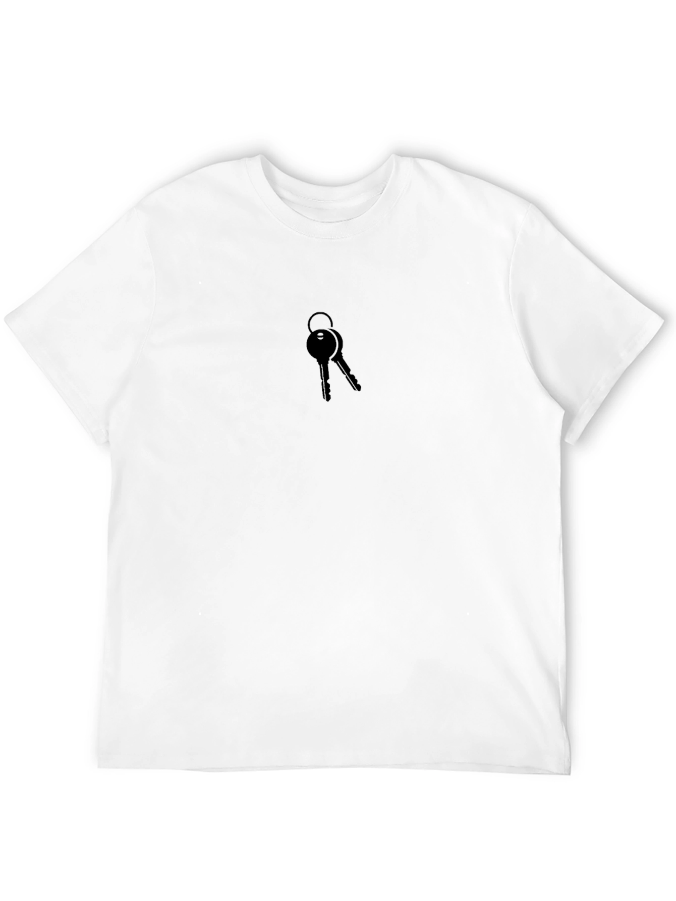 Mens Black Key Graphic T-Shirt