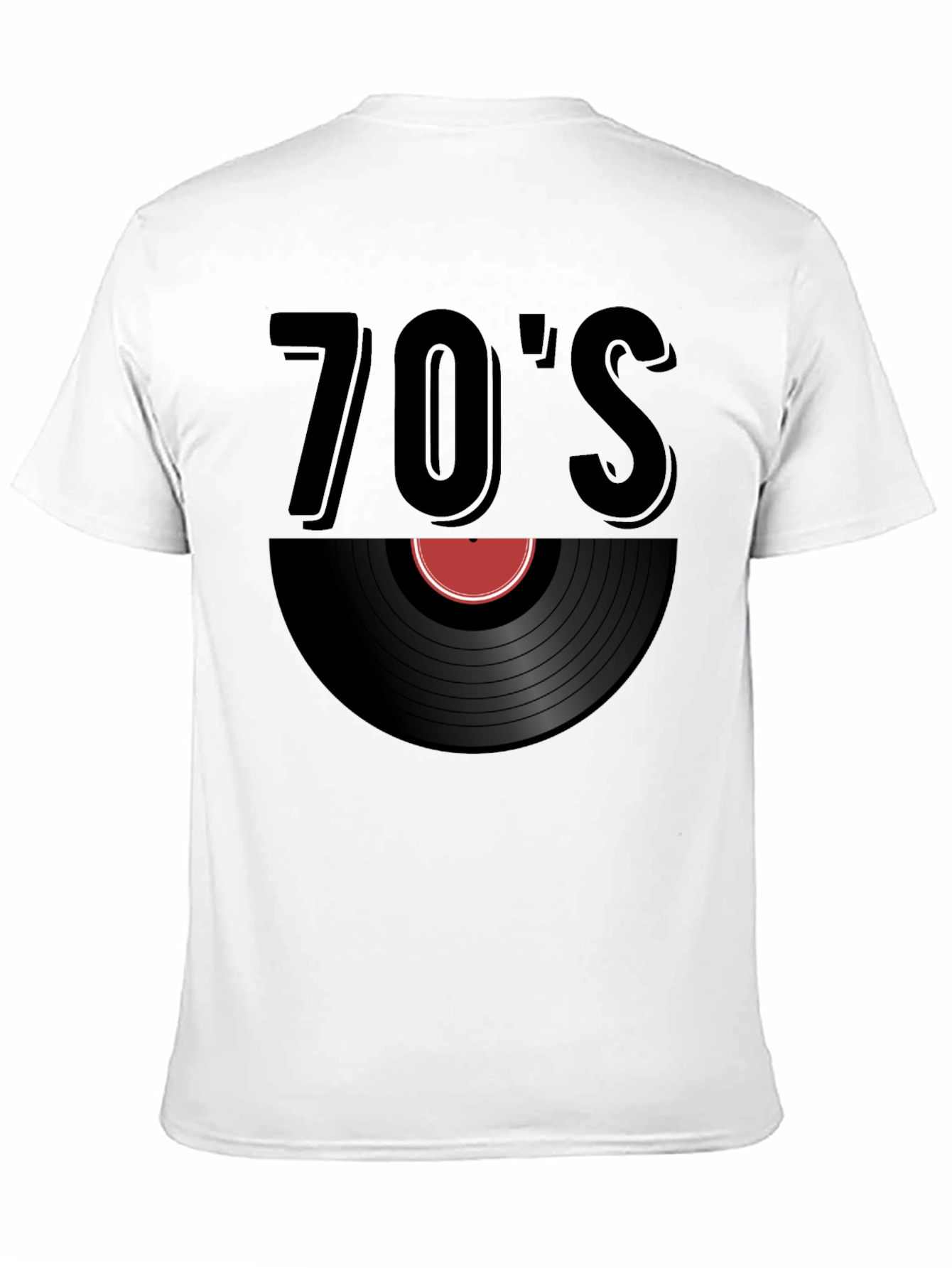 Retro 70s Vinyl Record T-Shirt