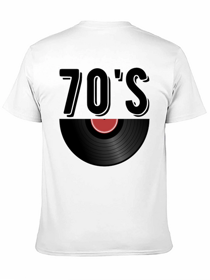 Retro 70s Vinyl Record T-Shirt