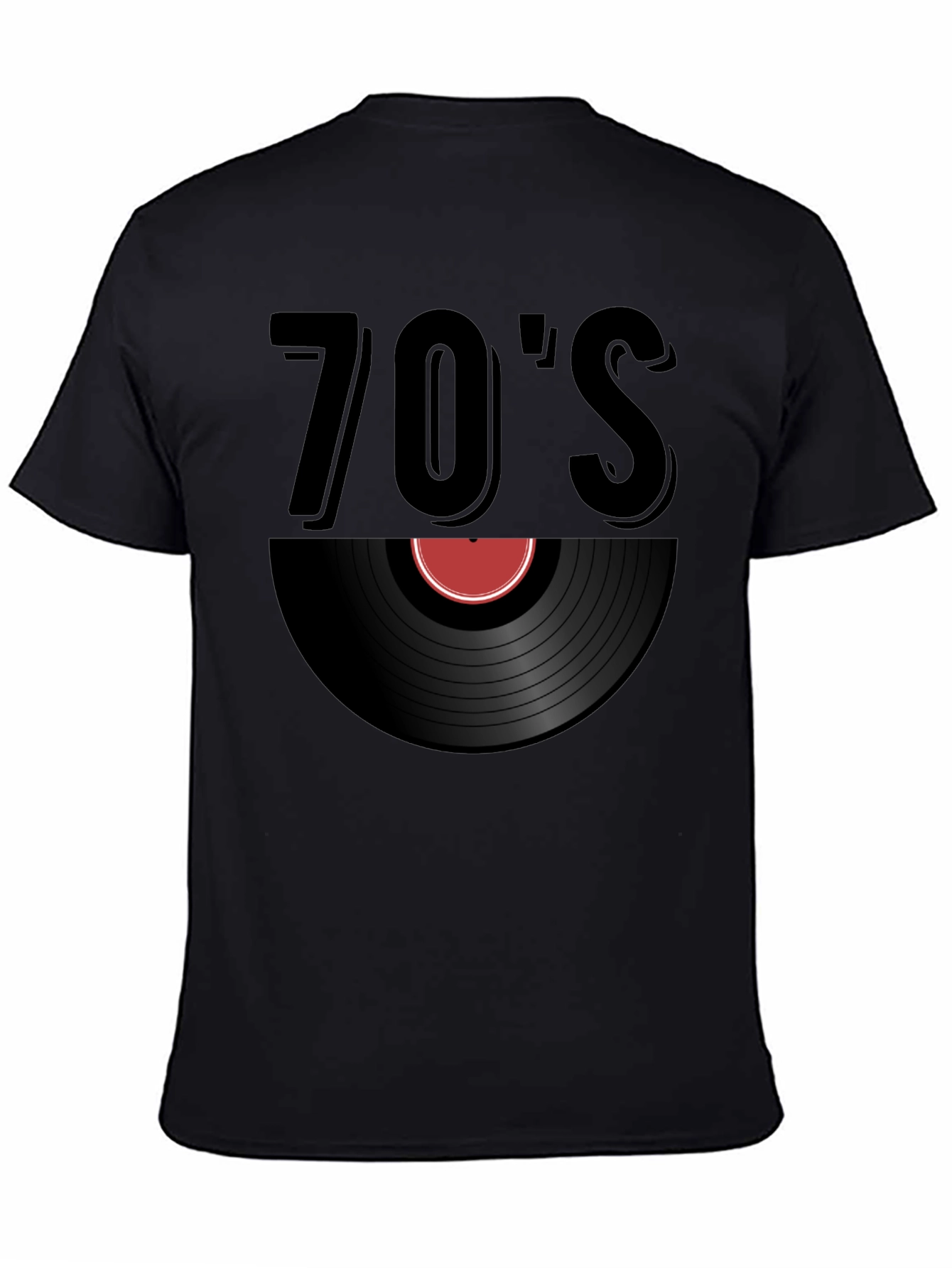Retro 70s Vinyl Record T-Shirt