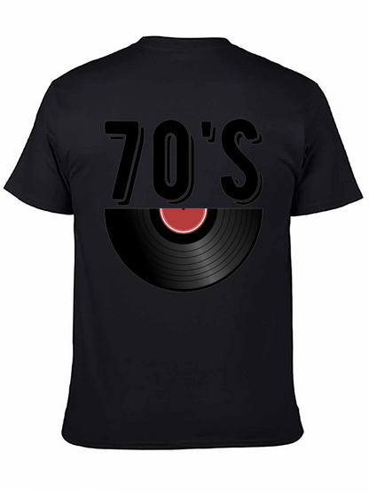 Retro 70s Vinyl Record T-Shirt