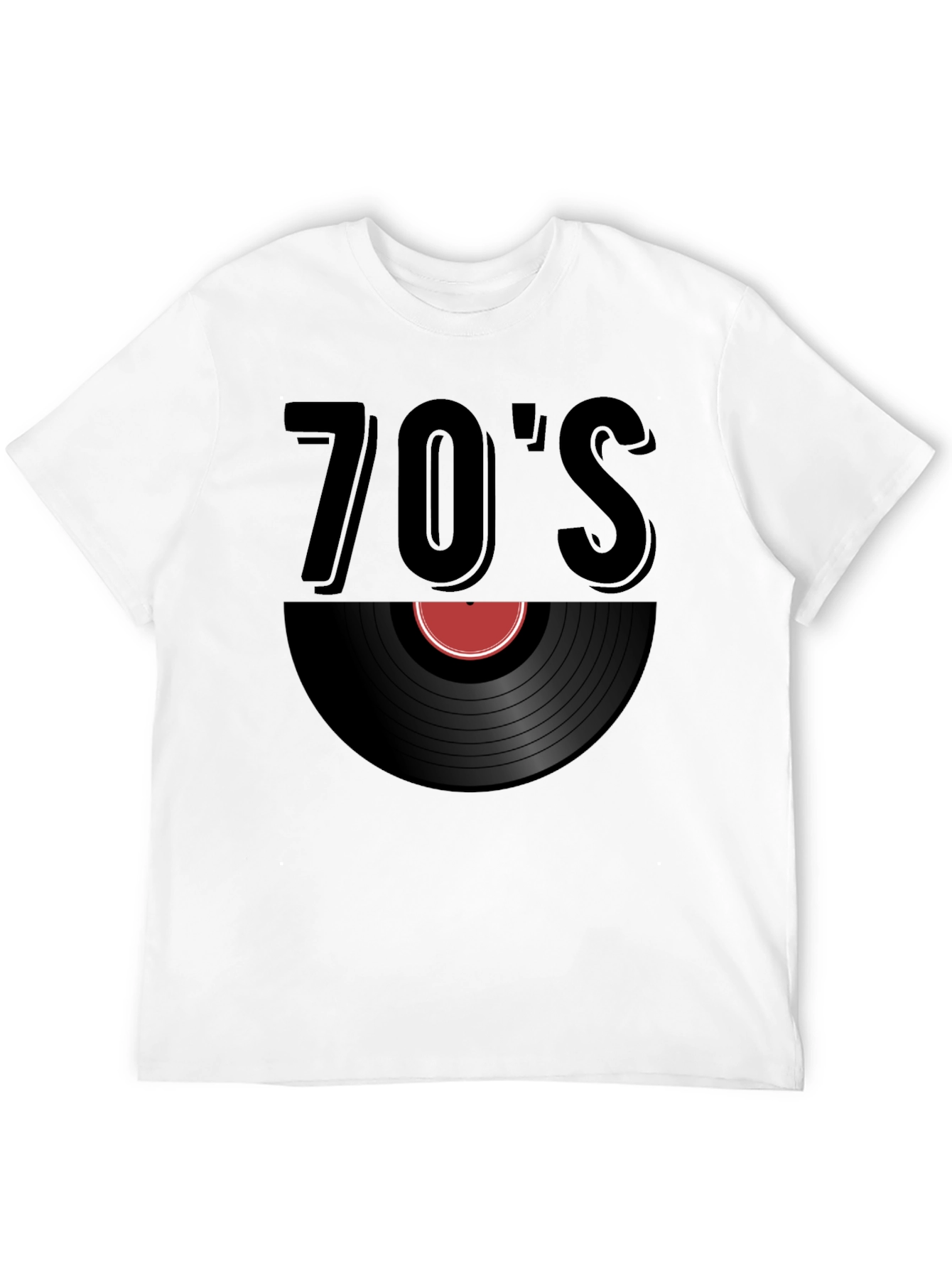 Retro 70s Vinyl Record T-Shirt