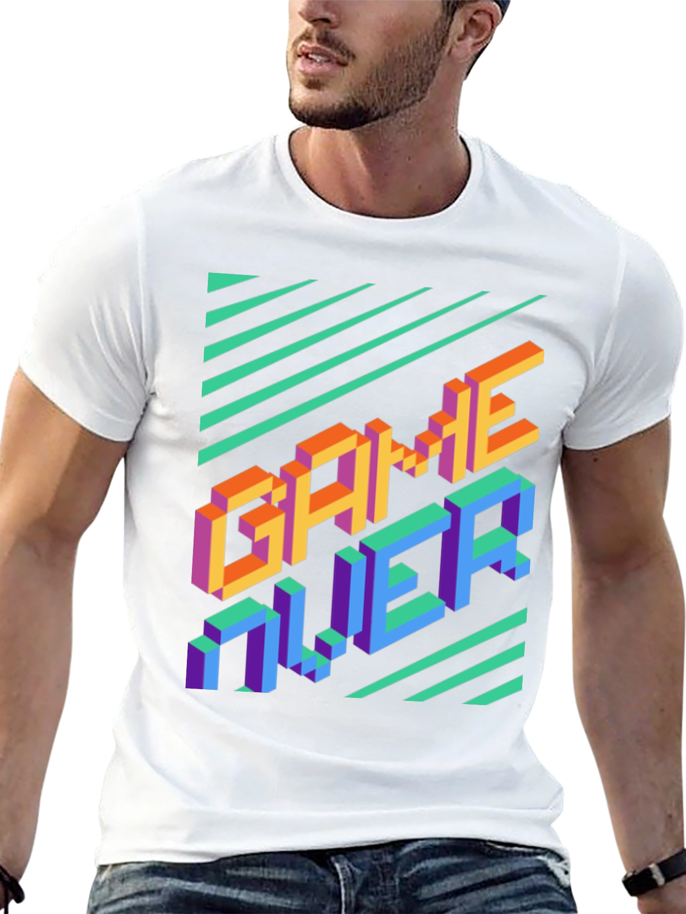 Game Over Pixel Art T-Shirt - Gamer Style