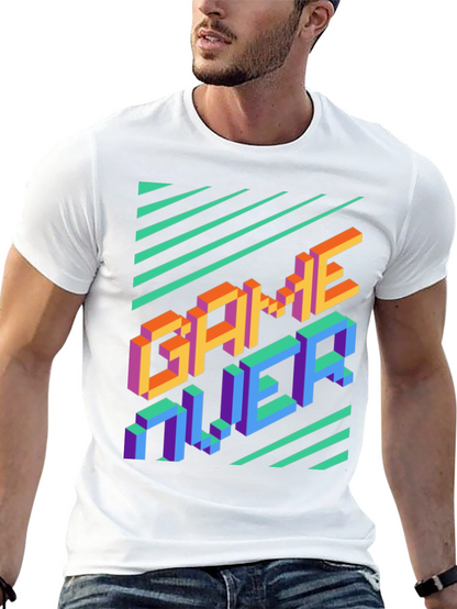 Game Over Pixel Art T-Shirt - Gamer Style
