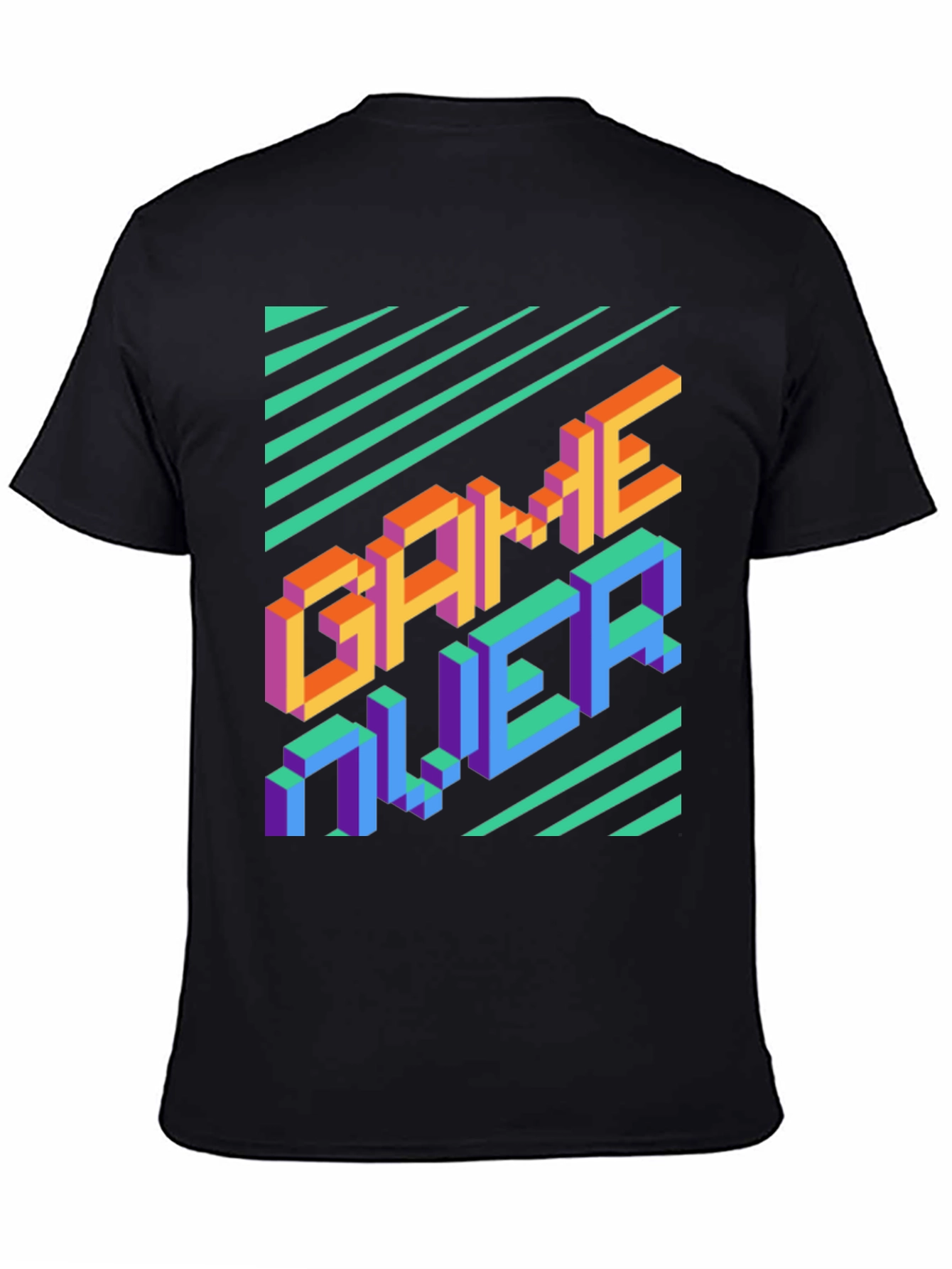 Game Over Pixel Art T-Shirt - Gamer Style
