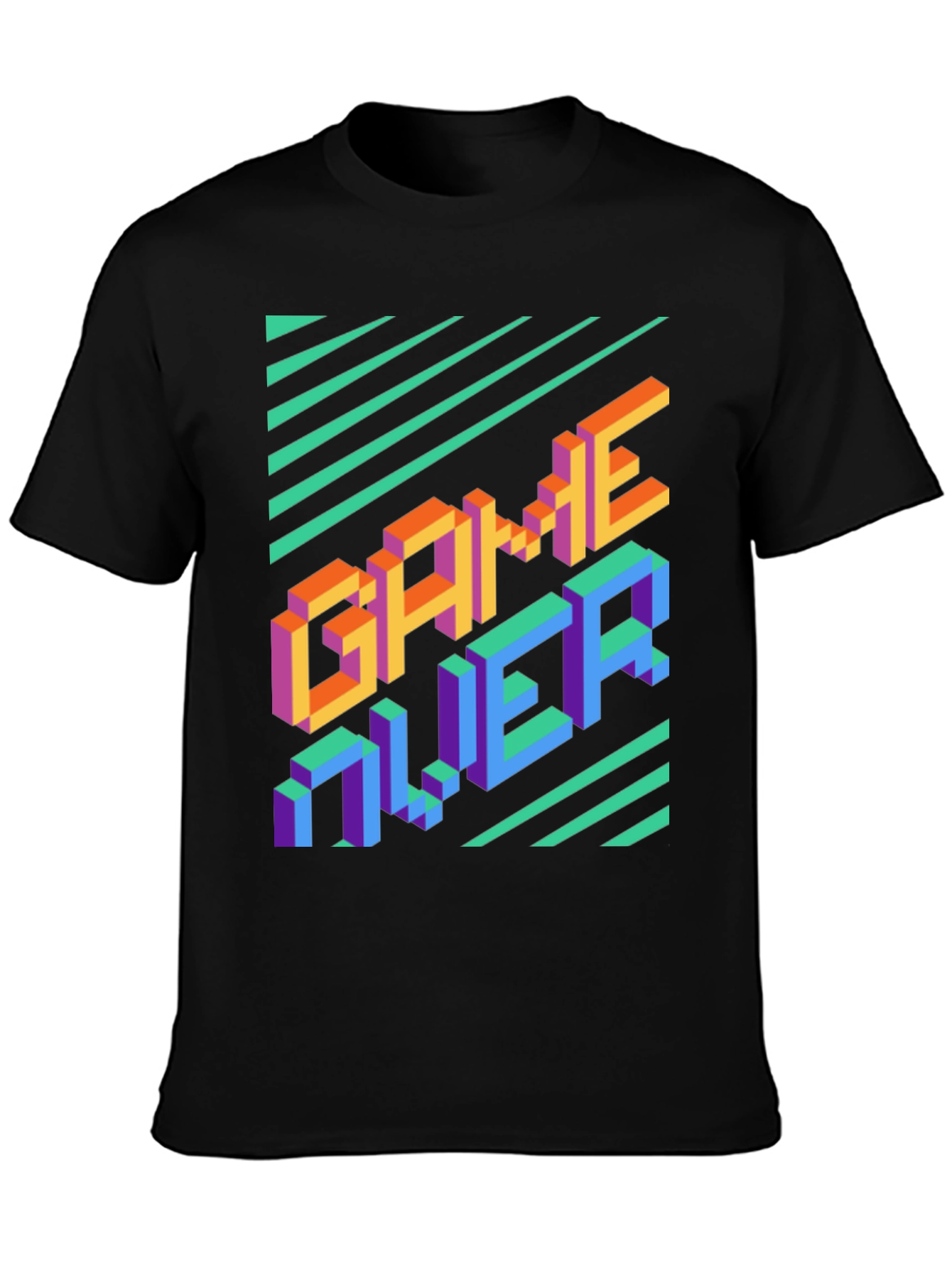 Game Over Pixel Art T-Shirt - Gamer Style
