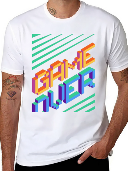 Game Over Pixel Art T-Shirt - Gamer Style