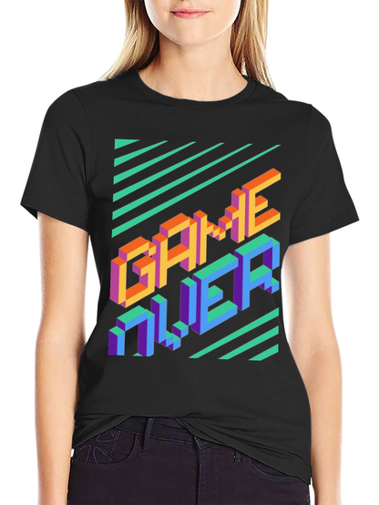 Game Over Pixel Art T-Shirt - Gamer Style