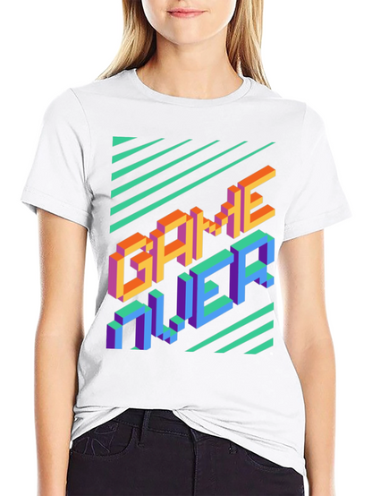 Game Over Pixel Art T-Shirt - Gamer Style