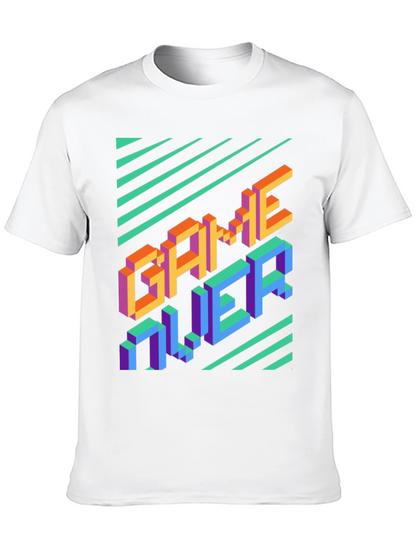 Game Over Pixel Art T-Shirt - Gamer Style