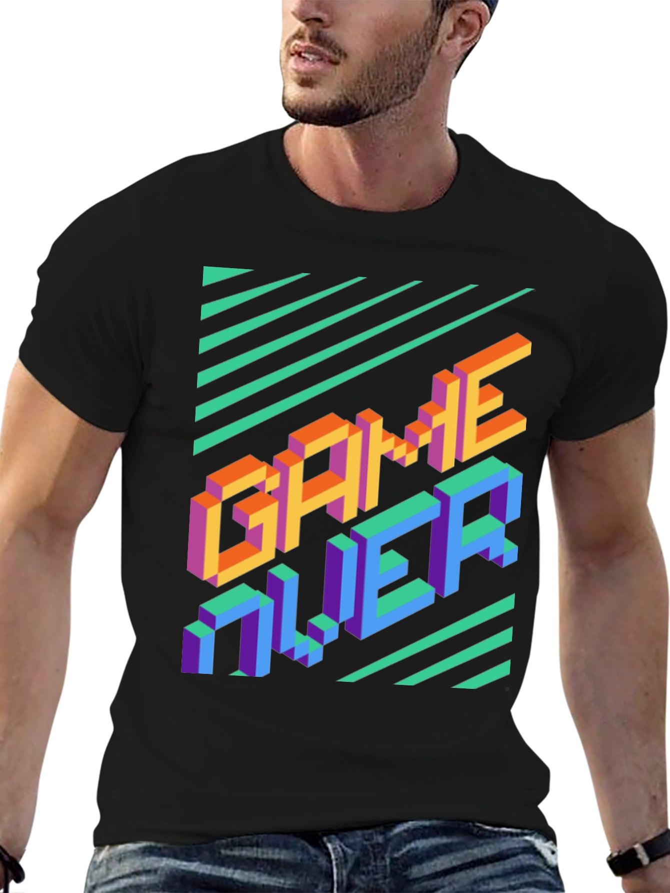 Game Over Pixel Art T-Shirt - Gamer Style