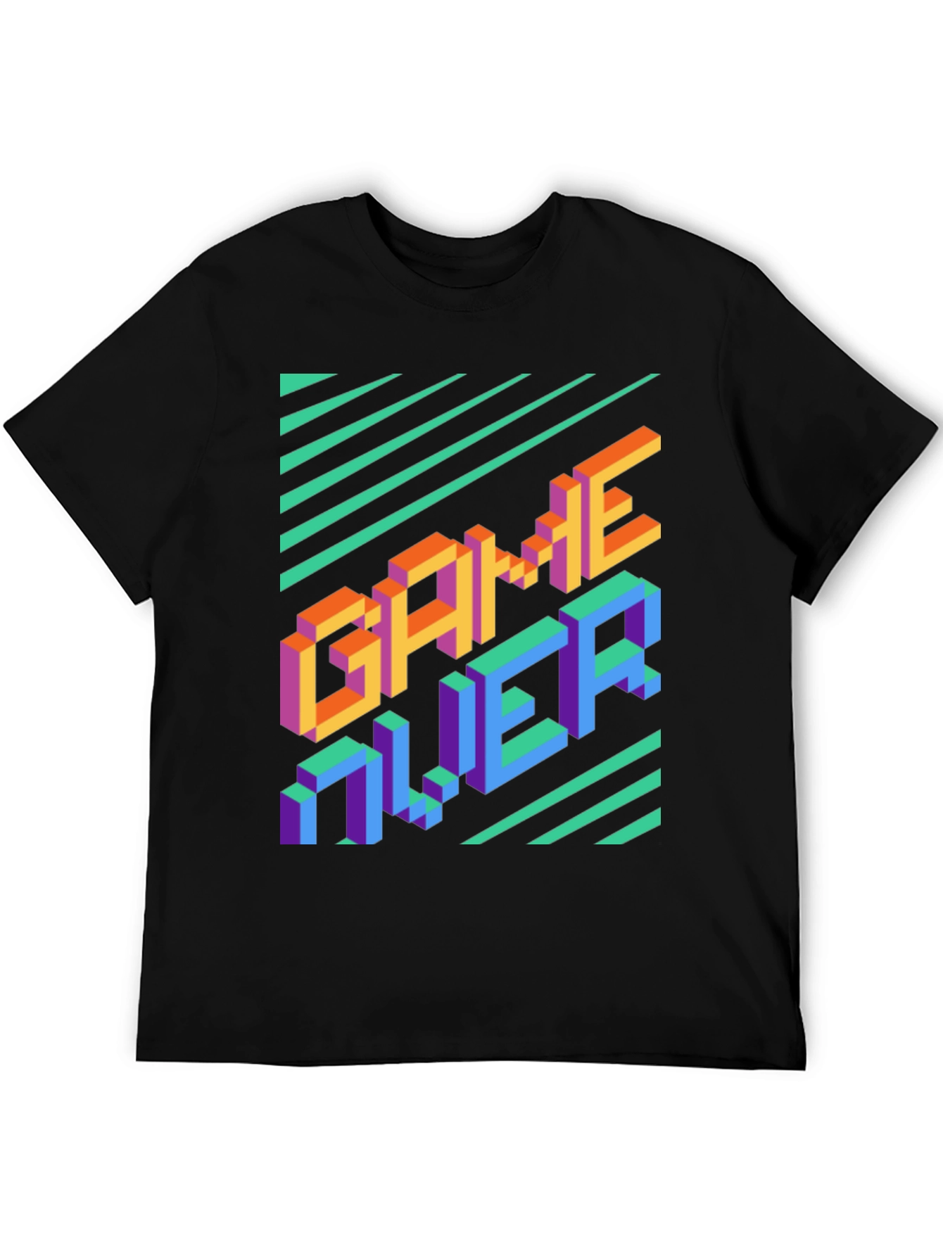 Game Over Pixel Art T-Shirt - Gamer Style