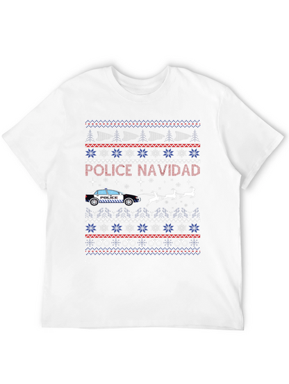 Police Navidad Christmas Sweater T-Shirt