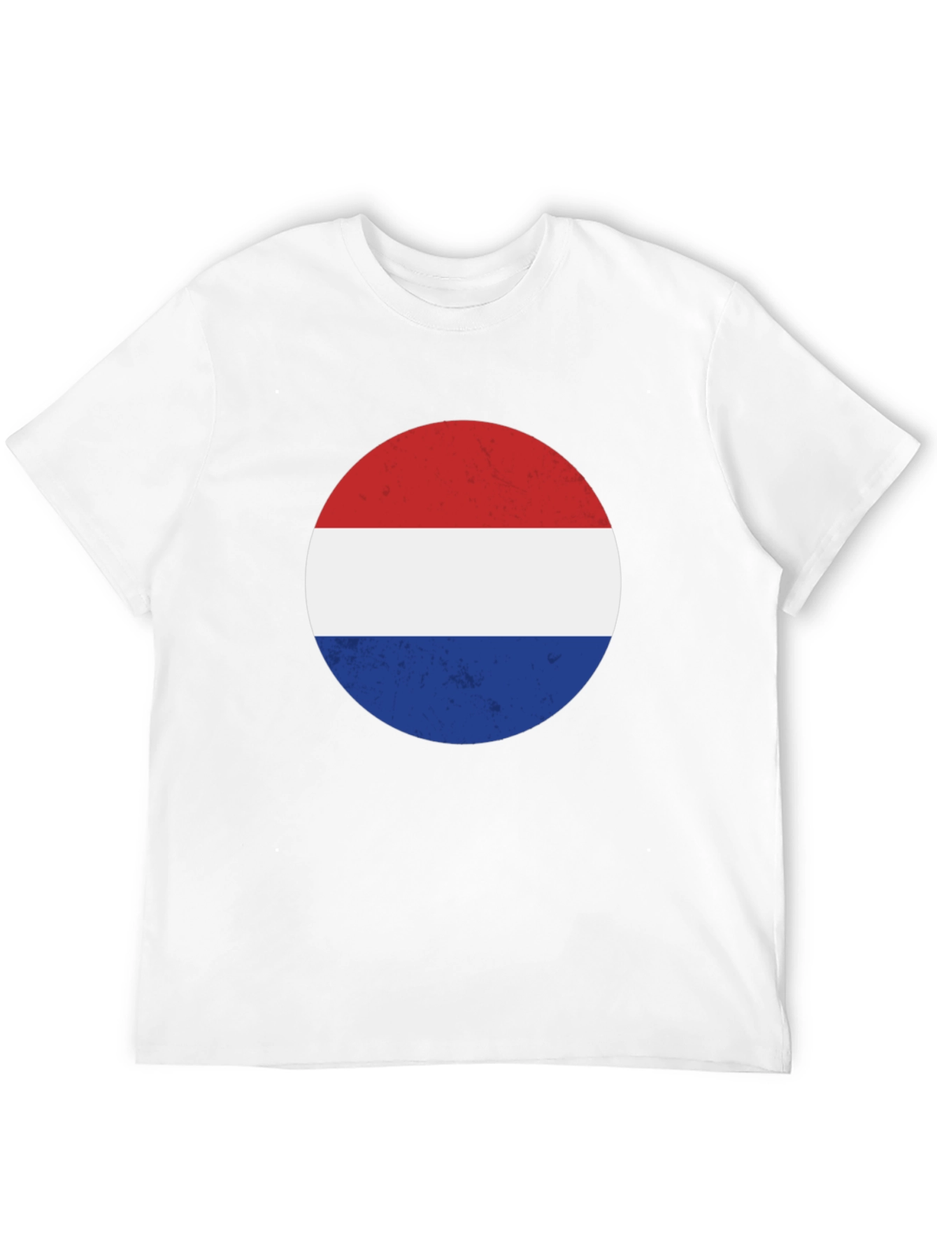 Retro Dutch Flag Graphic Tee - Black