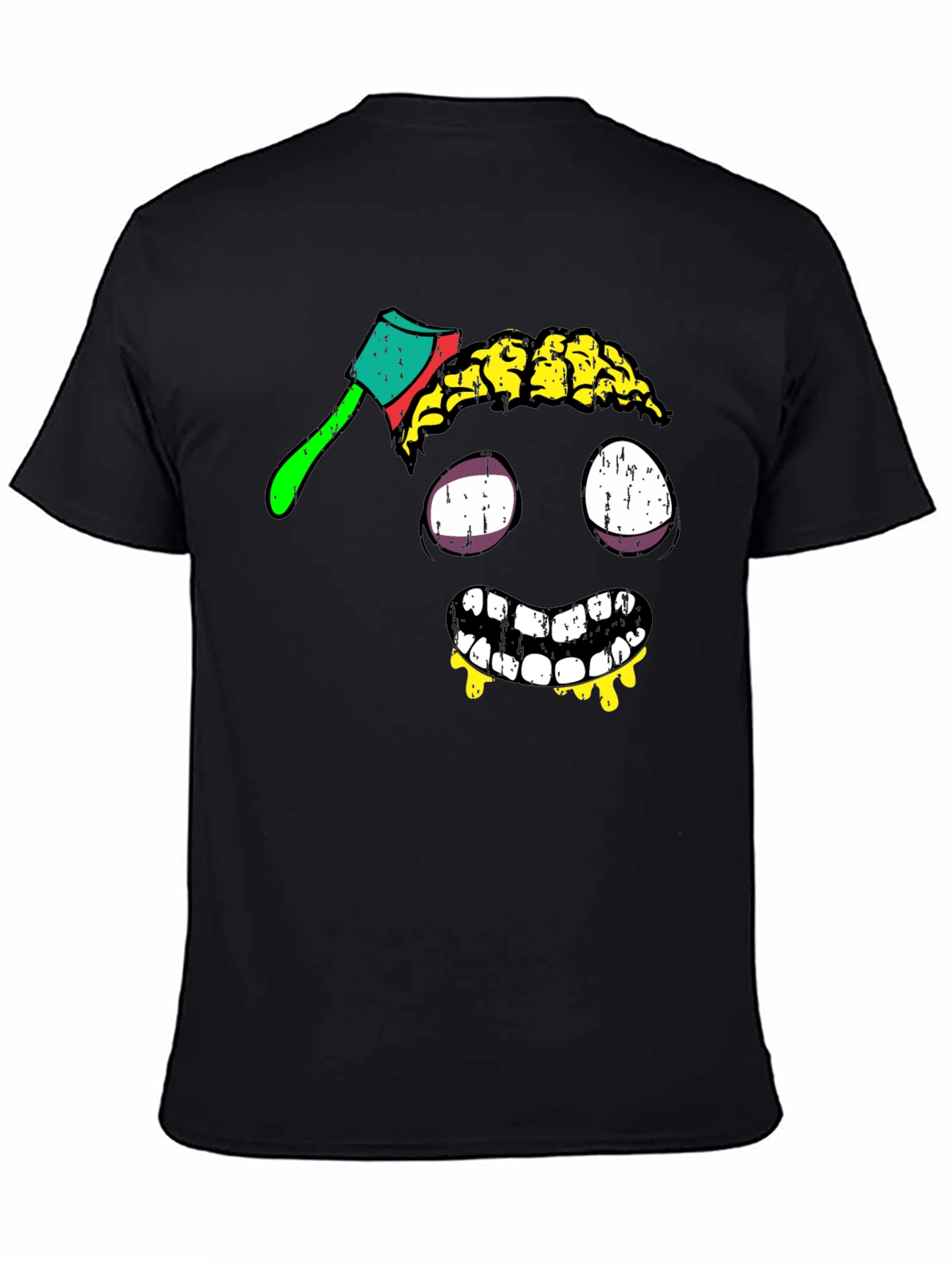 Zombie Brain Axe T-Shirt