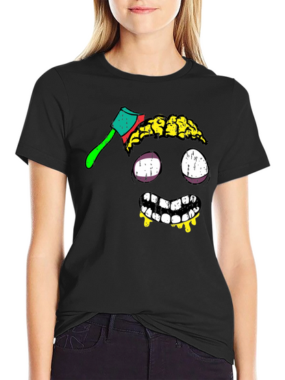 Zombie Brain Axe T-Shirt