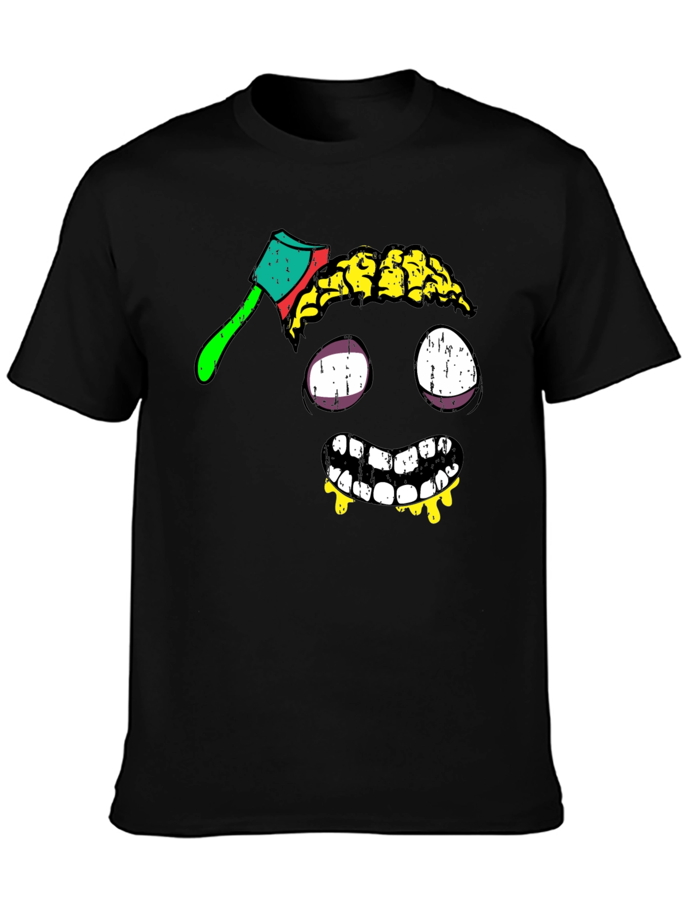 Zombie Brain Axe T-Shirt