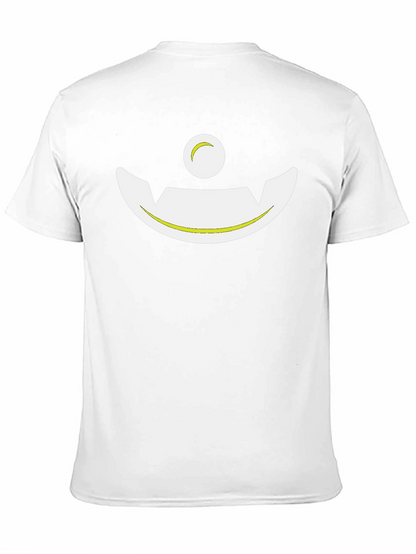 Spooky Smile Graphic Black T-Shirt