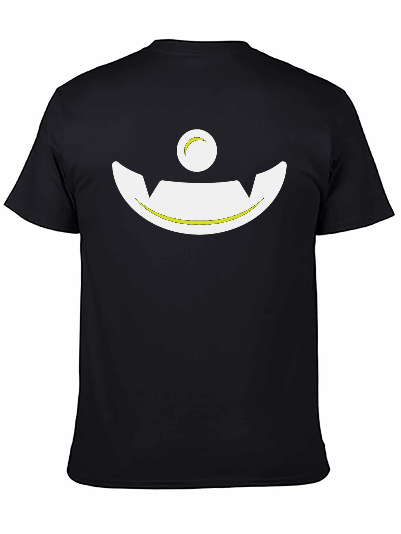 Spooky Smile Graphic Black T-Shirt
