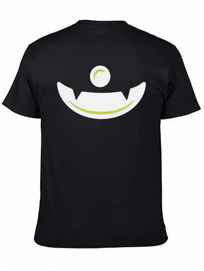 Spooky Smile Graphic Black T-Shirt