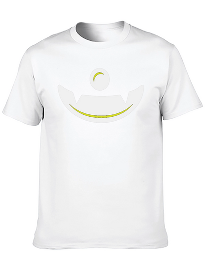 Spooky Smile Graphic Black T-Shirt
