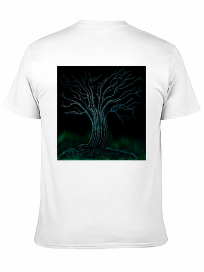 Binary Tree Graphic T-Shirt - Black Modern Tech Style