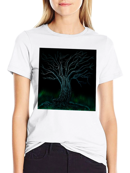 Binary Tree Graphic T-Shirt - Black Modern Tech Style