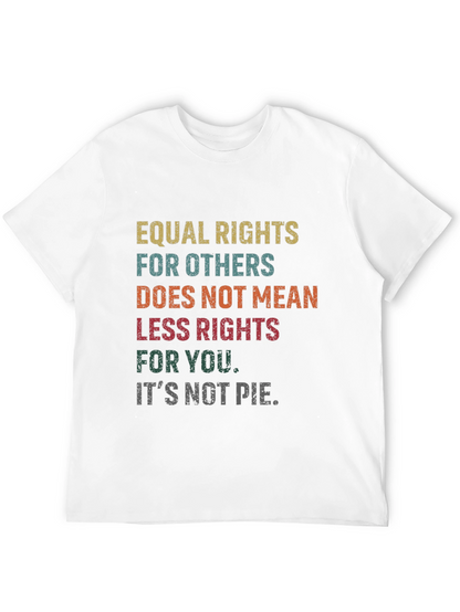 Equal Rights T-Shirt - Black Graphic Tee