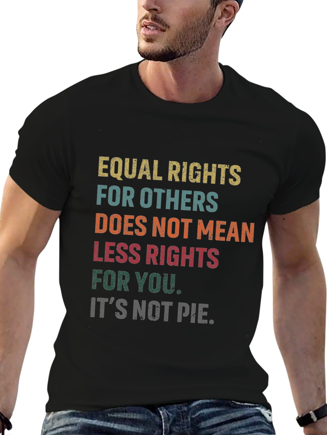 Equal Rights T-Shirt - Black Graphic Tee
