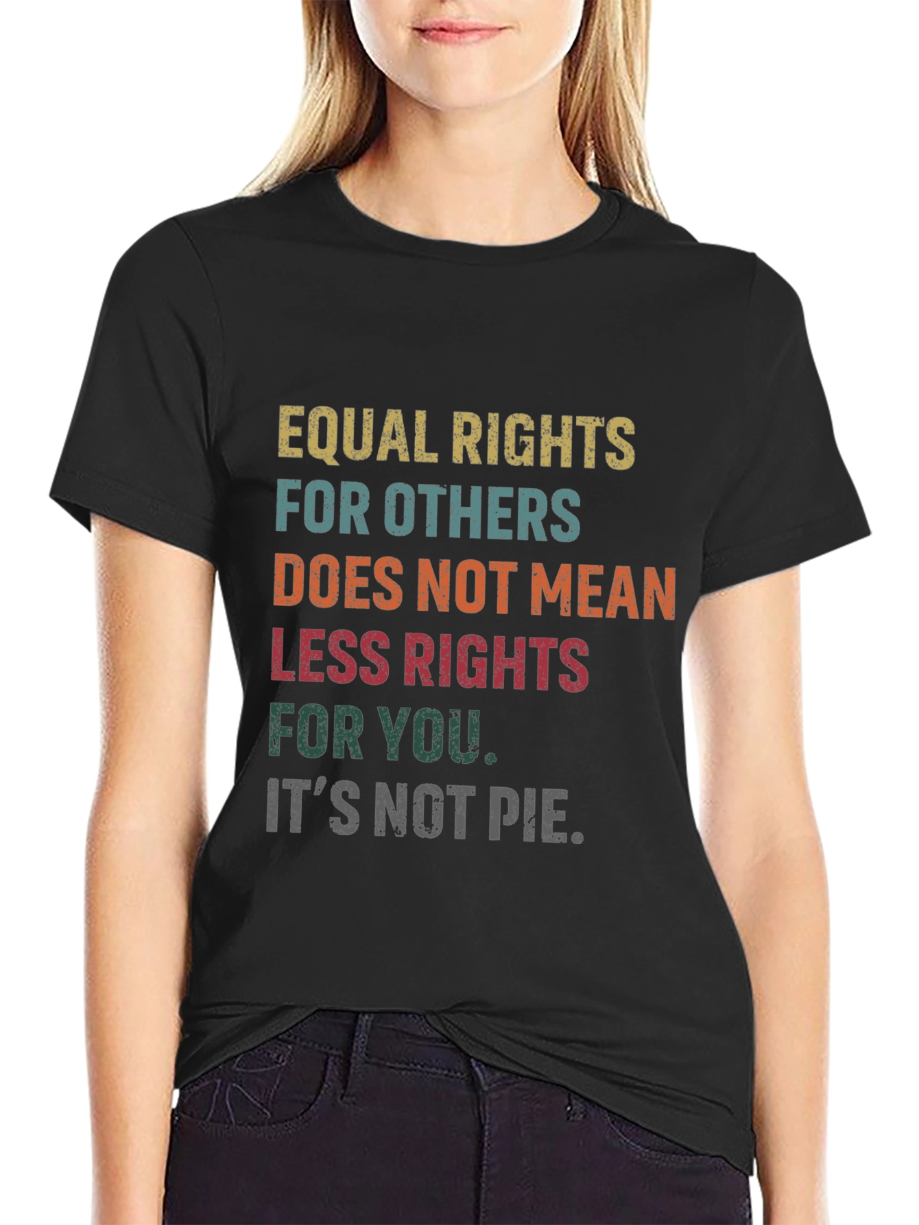 Equal Rights T-Shirt - Black Graphic Tee