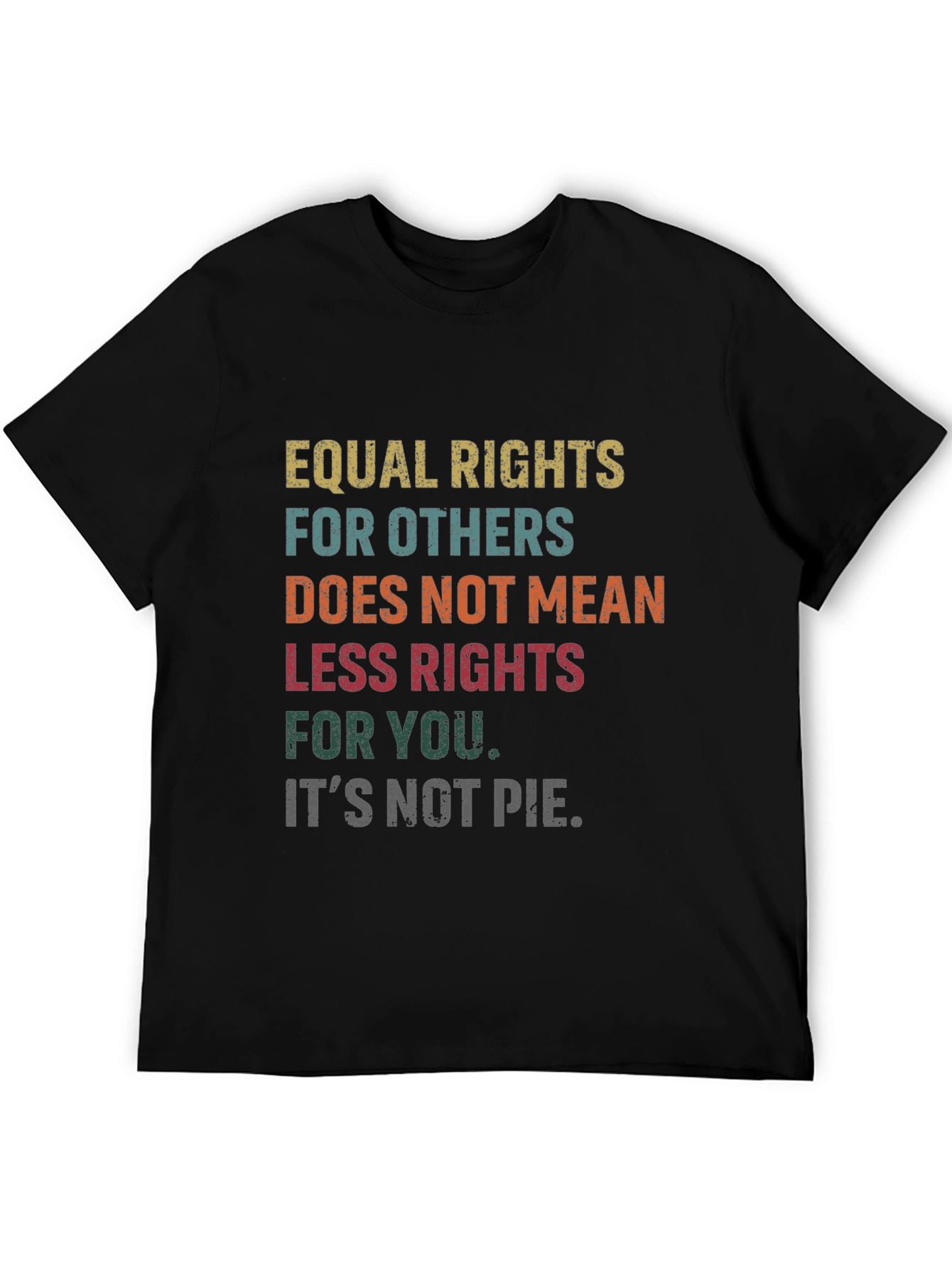Equal Rights T-Shirt - Black Graphic Tee