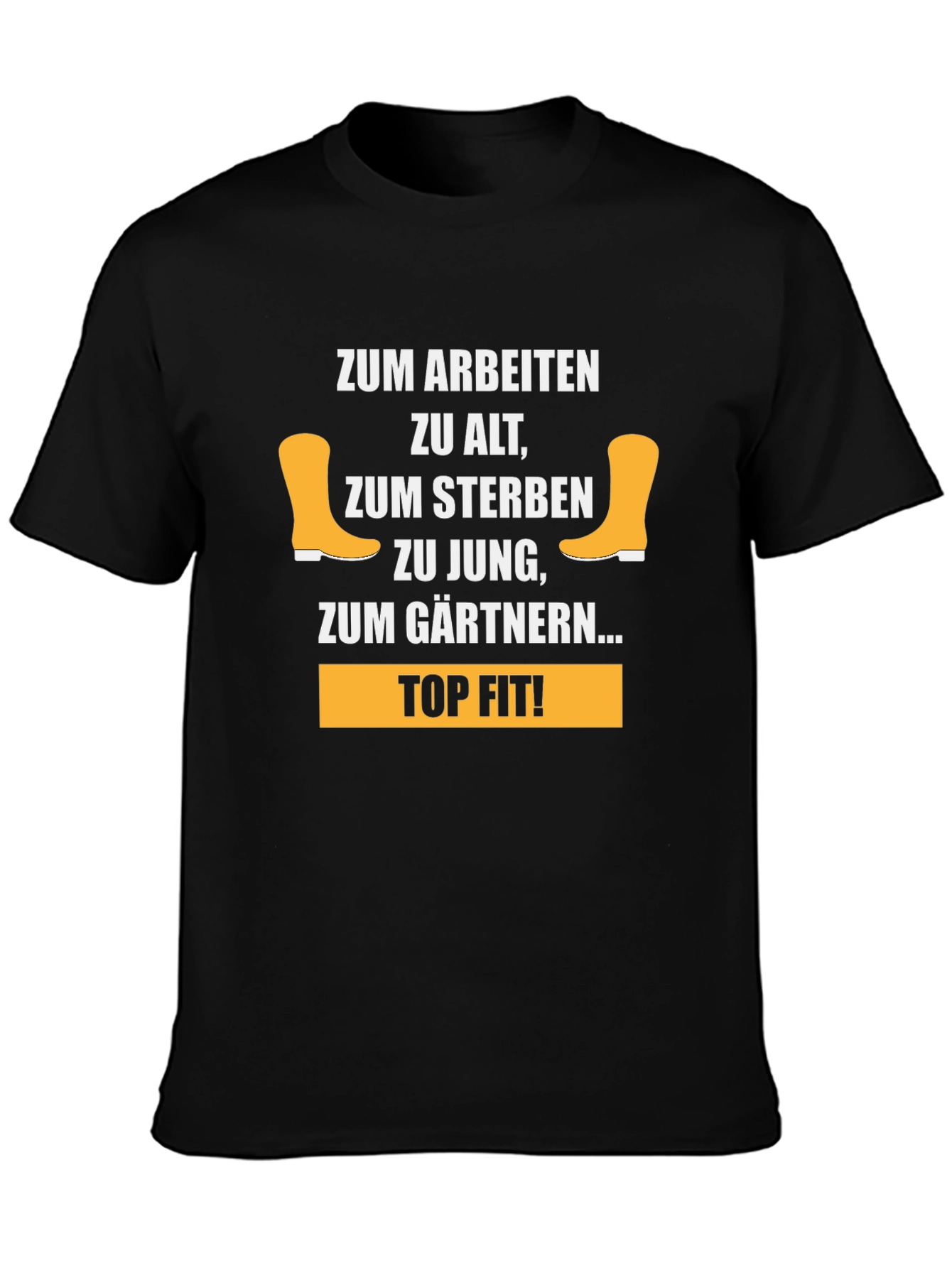 Gardening T-Shirt - Zum Gärtnern... Top Fit!