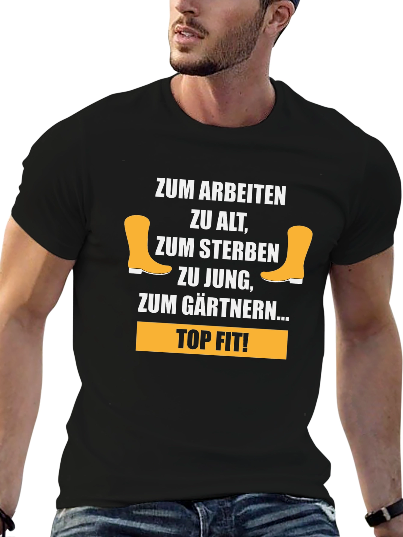 Gardening T-Shirt - Zum Gärtnern... Top Fit!