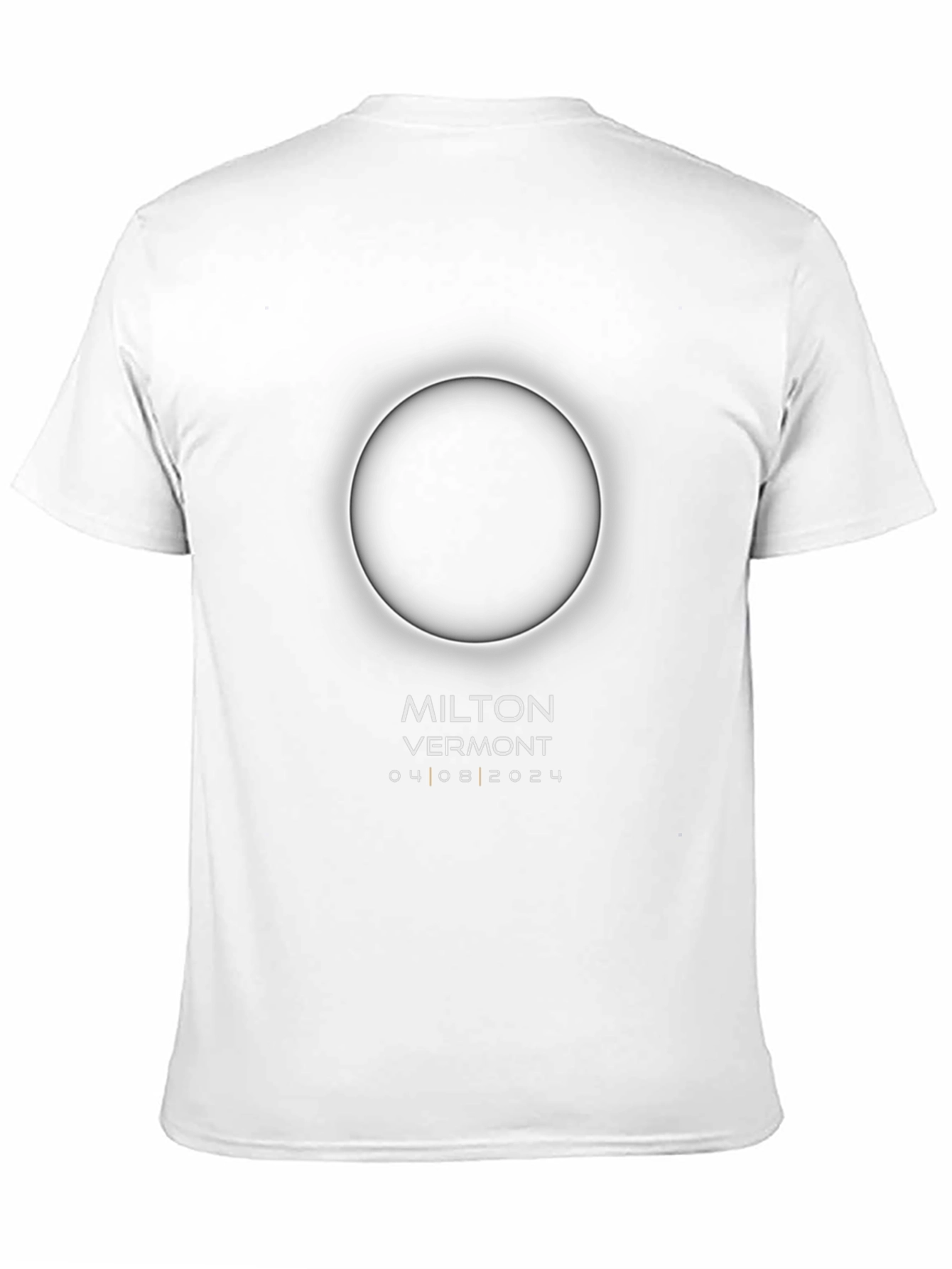 Total Solar Eclipse Shirt - Milton Vermont 2024