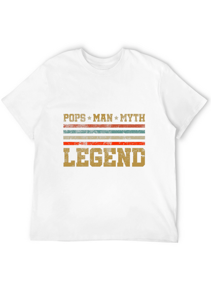 Pops Man Myth Legend Graphic Tee