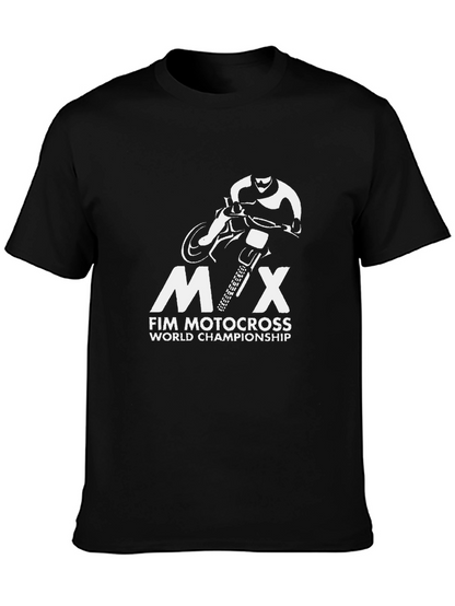 MX FIM Motocross World Championship Black T-Shirt