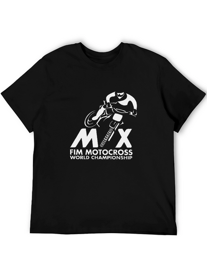MX FIM Motocross World Championship Black T-Shirt